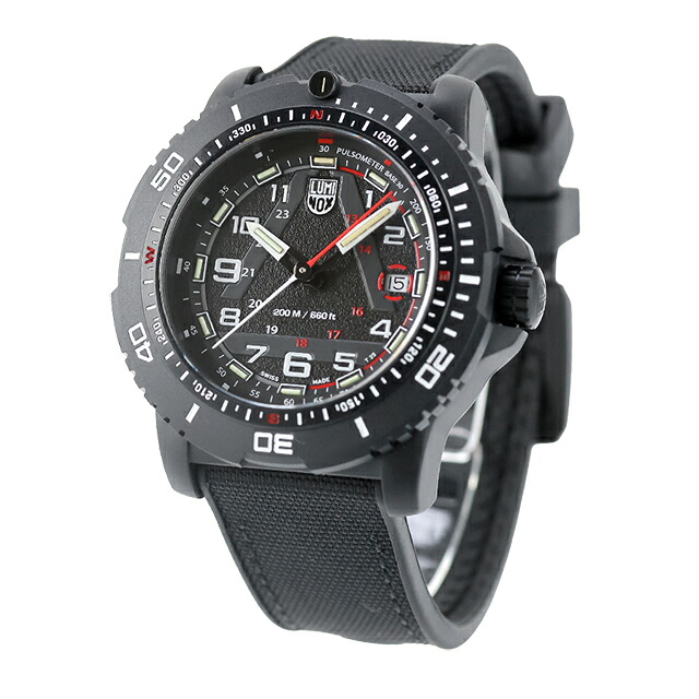 ルミノックス アイス・サー クォーツ 電池式 腕時計 ブランド メンズ LUMINOX 1081 アナログ ブラック 黒 スイス製 おしゃれ 防水 文字盤 大きい プレゼント 男性 実用的