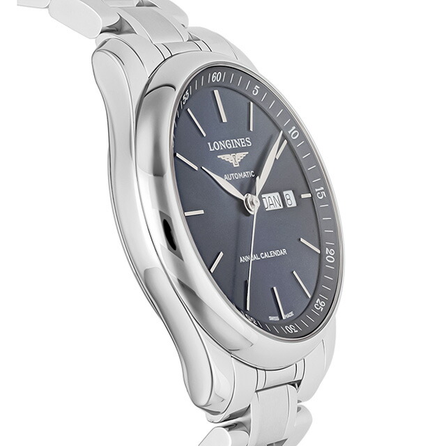 ロンジン マスターコレクション 自動巻き 腕時計 ブランド メンズ LONGINES L2.910.4.92.6 アナログ ブルー スイス製 おしゃれ 防水 プレゼント 男性 実用的