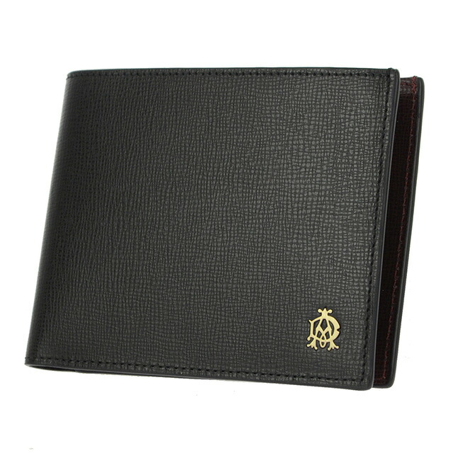 ダンヒル 二つ折り財布 メンズ ブランド dunhill レザー L2S832A ブラック ウォレット 高級 おしゃれ プレゼント 実用的