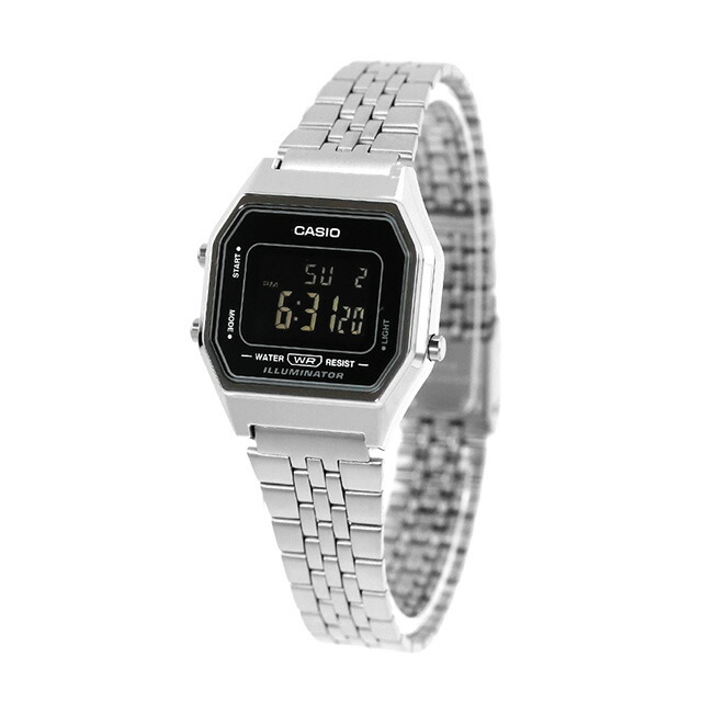 カシオ チープカシオ CASIO クォーツ 電池式 LA680WA-1B スタンダード ヴィンテージ 海外モデル ユニセックス チプカシ メンズ レディース 腕時計 ブランド カシオ casio デジタル ブラック 黒 おしゃれ 防水 かわいい プレゼント 実用的