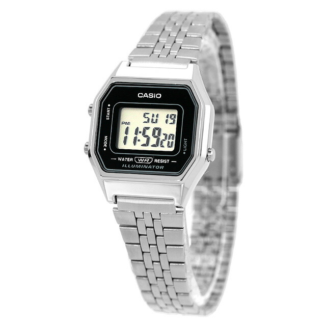 カシオ CASIO クォーツ 電池式 LA680WA-1 スタンダード チプカシ ユニセックス メンズ レディース 腕時計 カシオ casio デジタル ブラック 黒 ブランド おしゃれ 防水 小さい 軽い かわいい プレゼント 実用的