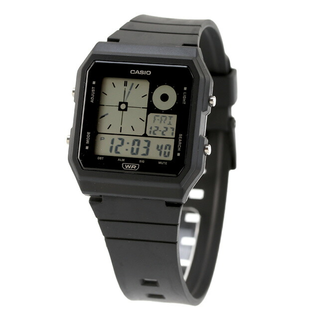 カシオ チープカシオ CASIO クォーツ 電池式 LF-20W-1A クラシック ユニセックス チプカシ 腕時計 ブランド カシオ casio デジタル ブラック 黒 おしゃれ 防水 かわいい プレゼント 実用的 学生 受験生 受験用 試験用 受験対応