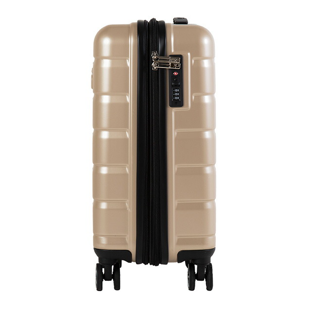 カルバンクライン スーツケース メンズ レディース ブランド Calvin Klein LH118RL3 TPE S シャンパンゴールド