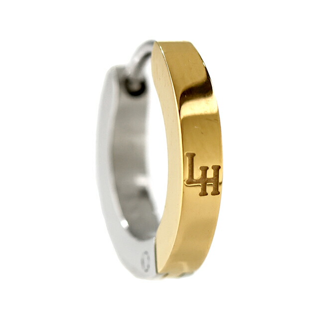 ライオンハート ピアス メンズ レディース ブランド LION HEART サージカルステンレス フープ 片耳用 LHMP006NYS ゴールド シルバー アクセサリー