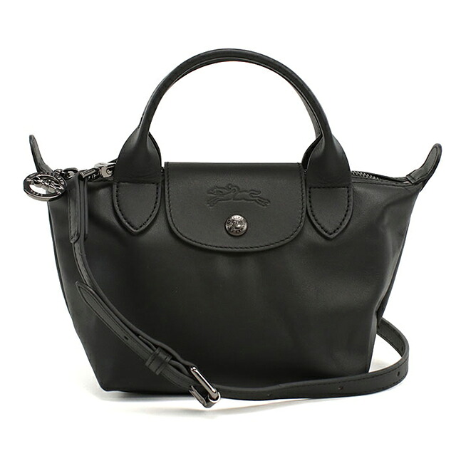 ロンシャン ハンドバッグ レディース ブランド Longchamp 2WAY レザー 1500 ブラック 軽量 小さめ 手提げ 高級 おしゃれ プレゼント 女性 実用的 かわいい