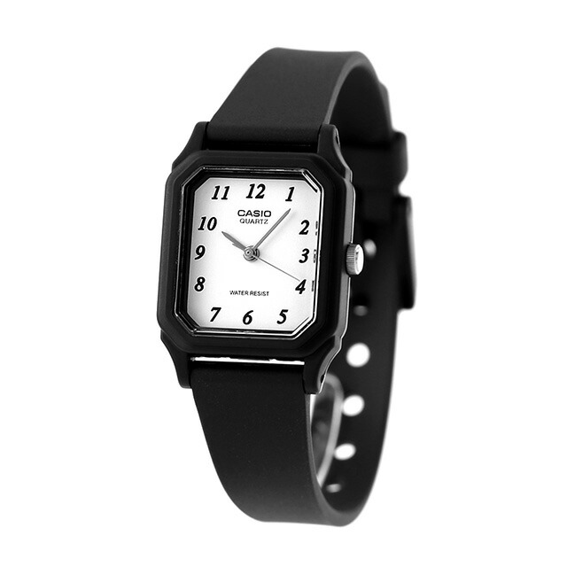 カシオ 腕時計 シンプル チープカシオ 海外モデル レディース LQ-142-7BDF CASIO ホワイト ブラック チプカシ 時計 ブランド おしゃれ アナログ 防水 小さい 軽い かわいい プレゼント 女性 実用的 学生 受験生 受験用 試験用 受験対応