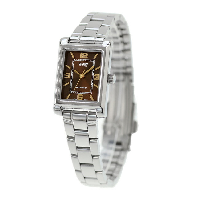 カシオ チープカシオ CASIO クォーツ 電池式 LTP-1234DD-5A スタンダード 海外モデル レディース チプカシ 腕時計 シンプル ブランド カシオ casio アナログ ブラウン おしゃれ 防水 軽い 華奢 かわいい プレゼント 女性 実用的 学生 受験生 受験用 試験用 受験対応