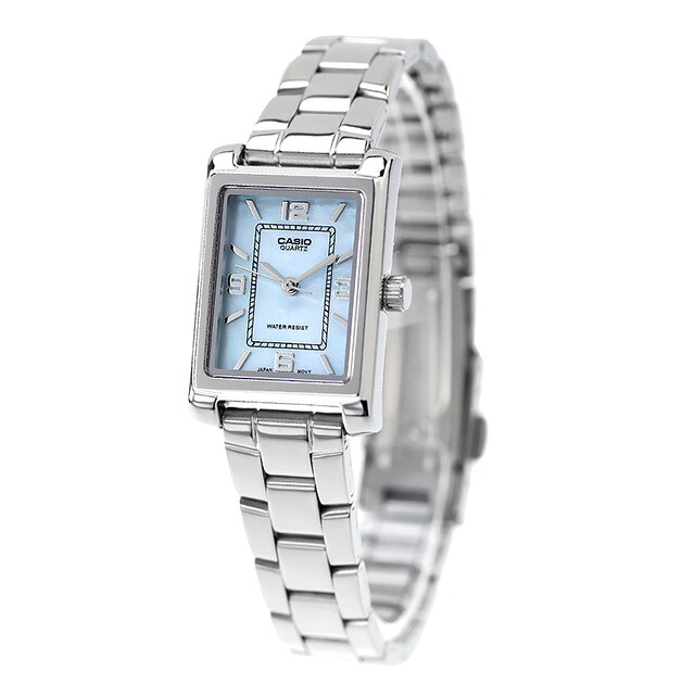 カシオ チープカシオ CASIO クォーツ 電池式 LTP-1234DS-2A スタンダード 海外モデル レディース チプカシ 腕時計 シンプル ブランド カシオ casio アナログ ブルーシェル おしゃれ 防水 軽い 華奢 かわいい プレゼント 女性 実用的 学生 受験生 受験用 試験用 受験対応