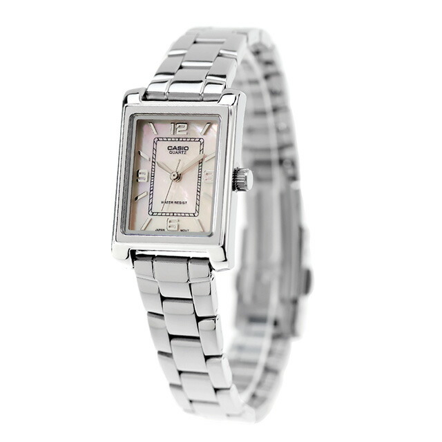 カシオ チープカシオ CASIO クォーツ 電池式 LTP-1234DS-4A スタンダード 海外モデル レディース チプカシ 腕時計 シンプル ブランド カシオ casio アナログ ホワイトシェル 白 おしゃれ 防水 軽い 華奢 かわいい プレゼント 女性 実用的 学生 受験生 受験用 試験用 受験対応