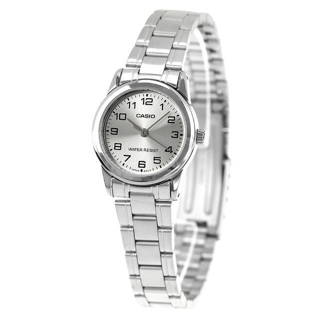 カシオ チープカシオ CASIO クォーツ 電池式 LTP-V001D-7B スタンダード 海外モデル レディース チプカシ 腕時計 シンプル ブランド カシオ casio アナログ シルバー おしゃれ 防水 軽い 華奢 かわいい プレゼント 女性 実用的 学生 受験生 受験用 試験用 受験対応