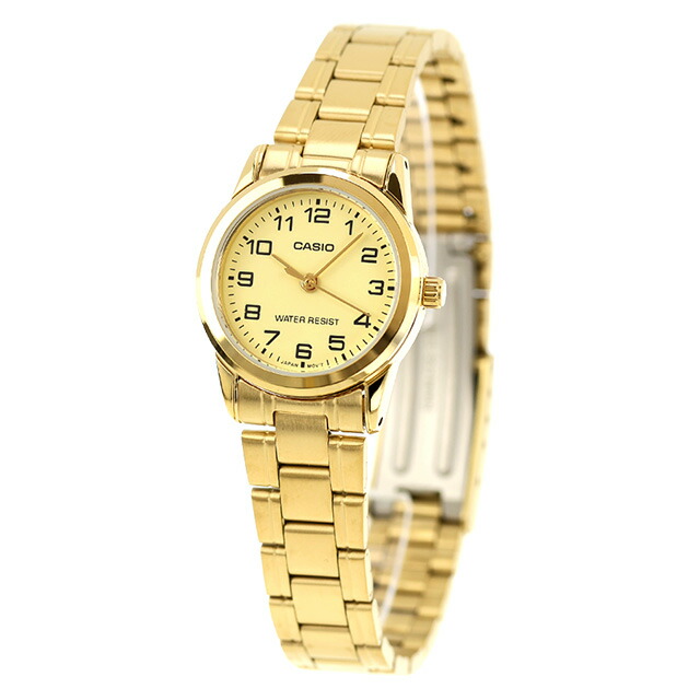 カシオ チープカシオ CASIO クォーツ 電池式 LTP-V001G-9B スタンダード 海外モデル レディース チプカシ 腕時計 シンプル ブランド カシオ casio アナログ イエロー ゴールド おしゃれ 防水 軽い 華奢 かわいい プレゼント 女性 実用的 学生 受験生 受験用 試験用 受験対応
