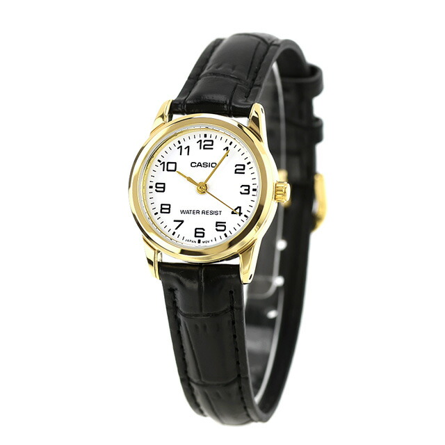 カシオ チープカシオ CASIO クォーツ 電池式 LTP-V001GL-7B スタンダード 海外モデル レディース チプカシ 腕時計 シンプル ブランド カシオ casio アナログ ホワイト 白 おしゃれ 防水 軽い 華奢 かわいい プレゼント 女性 実用的 学生 受験生 受験用 試験用 受験対応