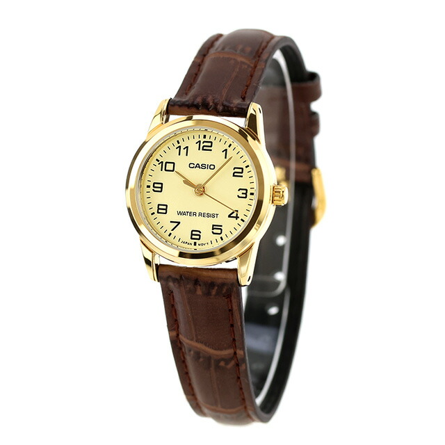 カシオ チープカシオ CASIO クォーツ 電池式 LTP-V001GL-9B スタンダード 海外モデル レディース チプカシ 腕時計 シンプル ブランド カシオ casio アナログ イエロー おしゃれ 防水 軽い 華奢 かわいい プレゼント 女性 実用的 学生 受験生 受験用 試験用 受験対応