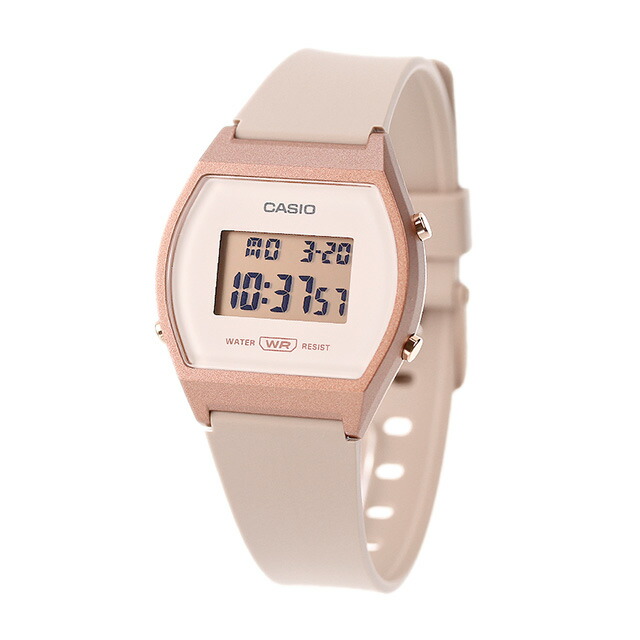 カシオ CASIO LW-204-4A カシオ クラシック チプカシ ユニセックス メンズ レディース 腕時計 カシオ casio デジタル ピンクゴールド ライトピンクベージュ ピンクベージュ ブランド おしゃれ 防水 小さい 軽い かわいい プレゼント 実用的