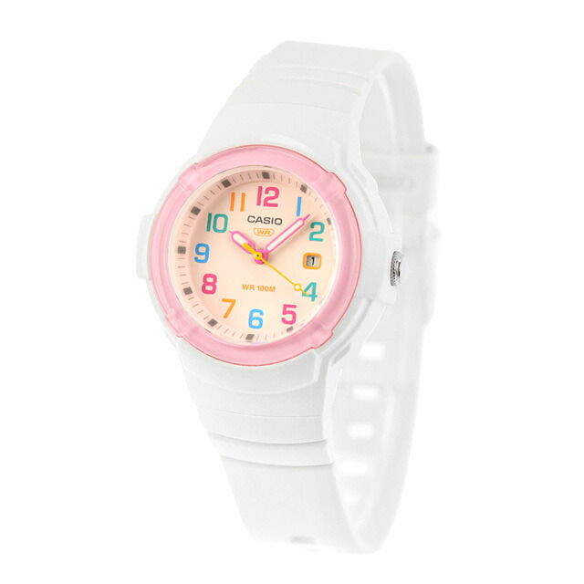 カシオ チープカシオ CASIO POP クォーツ 電池式 LX-800H-7A1V レディース チプカシ 腕時計 ブランド カシオ casio アナログ ピンク ホワイト 白 おしゃれ 防水 軽い 華奢 かわいい プレゼント 女性 実用的