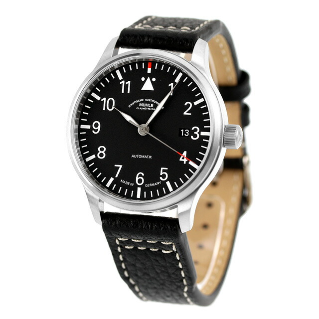 ミューレ・グラスヒュッテ Terrasport II 自動巻き 腕時計 ブランド メンズ Muhle Glashutte M1-37-44-LB アナログ ブラック 黒 ドイツ製