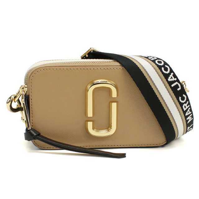 マーク・ジェイコブス 斜め掛け ショルダーバッグ レディース MARC JACOBS THE SNAPSHOT ベトナム 2S3HCR500H03 CAMEL MULTI ブラウン系 マルチカラー バッグ 斜めがけ ブランド 高級 おしゃれ プレゼント 女性 実用的 かわいい