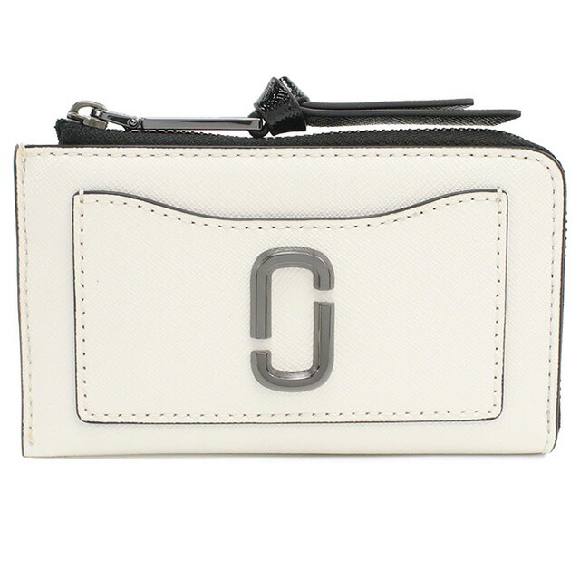 マークジェイコブス キーリング付小銭入れ レディース ブランド MARC JACOBS THE TOP ZIP MULTI WALLET 2F3SMP063S07 ホワイト 財布