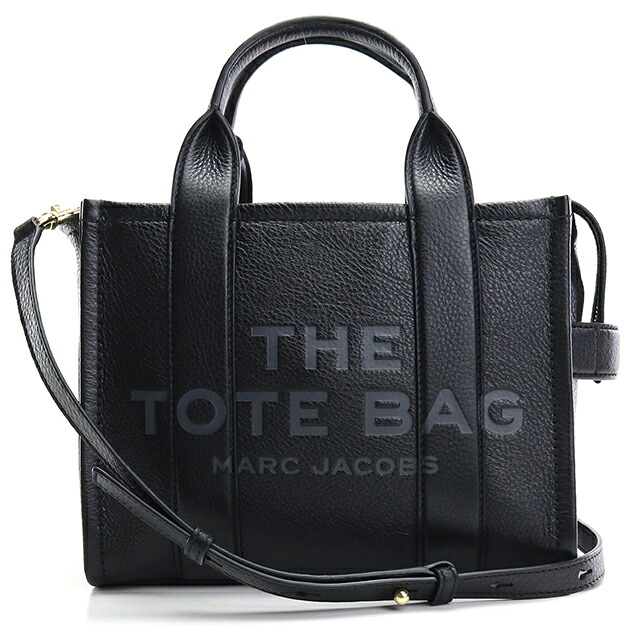 マークジェイコブス トートバッグ レディース ブランド MARC JACOBS MINI TRAVELER TOTE 2WAY レザー H009L01SP21 ブラック 軽量 手提げ 高級 おしゃれ プレゼント 女性 実用的 かわいい
