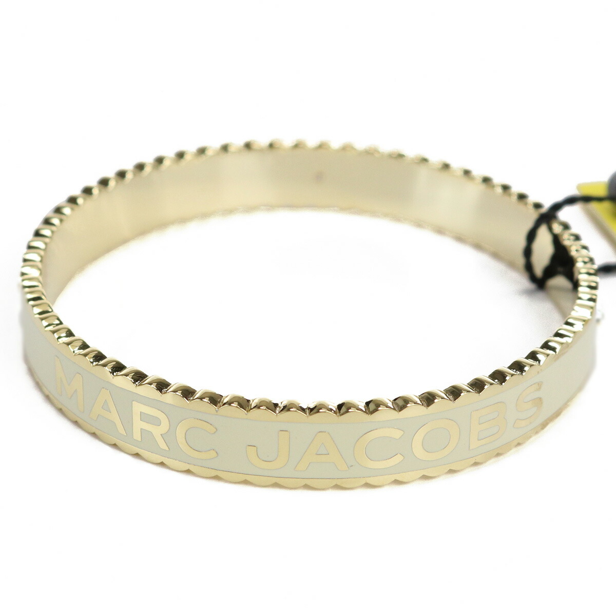 マーク・ジェイコブス バングル レディース MARC JACOBS メタル J105MT7PF22 CREAM-GOLD ホワイト系 ジュエリーアクセサリー