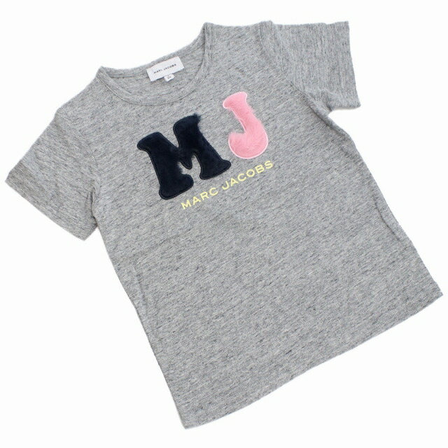 子供服 キッズ 女の子 男の子 高級 ブランド 出産祝い ギフト おしゃれ マークジェイコブス Tシャツ ベビー MARC JACOBS W15623 CHINE GREY グレー系 ウェア 選べるモデル
