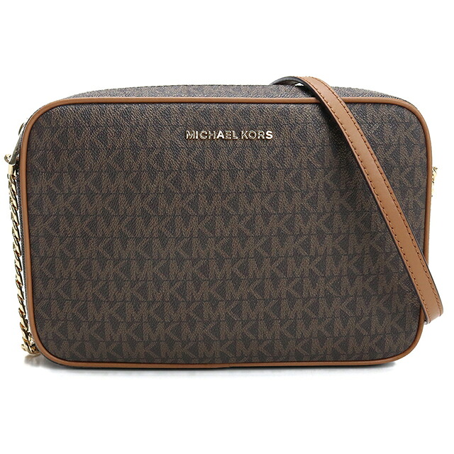 マイケルコース 斜め掛け ショルダーバッグ レディース ブランド MICHAEL KORS JET SET 32F1GJ6C7B ブラウン