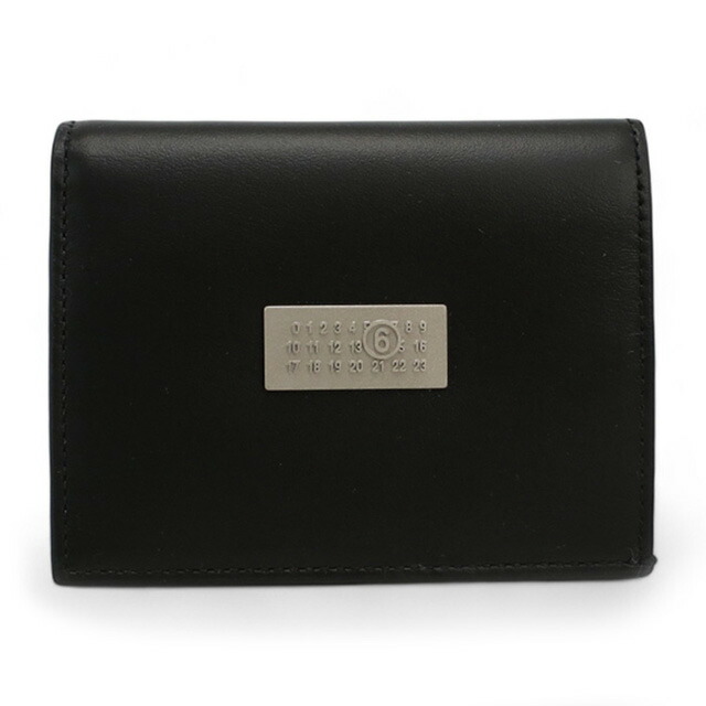 エムエムシックス 二折財布小銭入付き レディース ブランド MM6 イタリア SA5UI0015 ブラック 財布