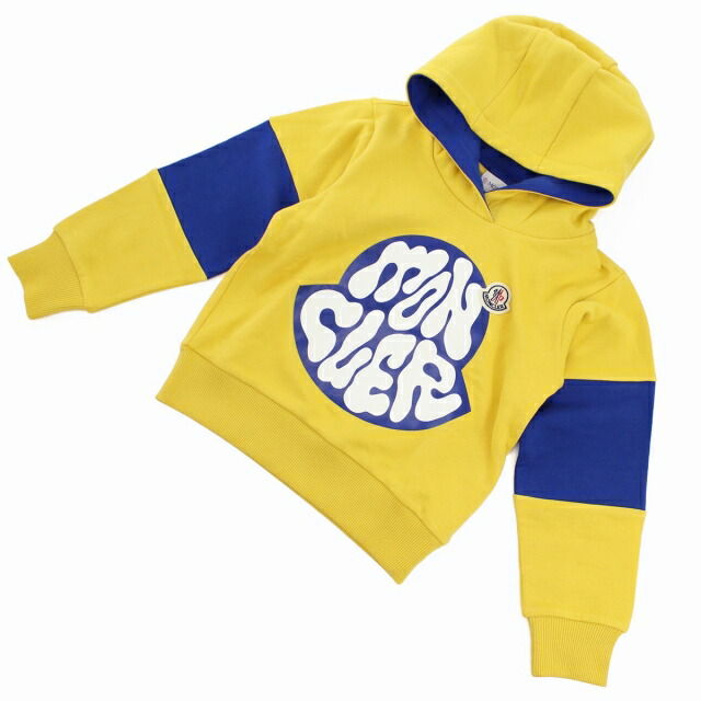 子供服 キッズ 女の子 男の子 高級 ブランド 出産祝い ギフト おしゃれ モンクレール パーカー ベビー MONCLER トルコ 8G00028 イエロー系 ウェア 選べるモデル
