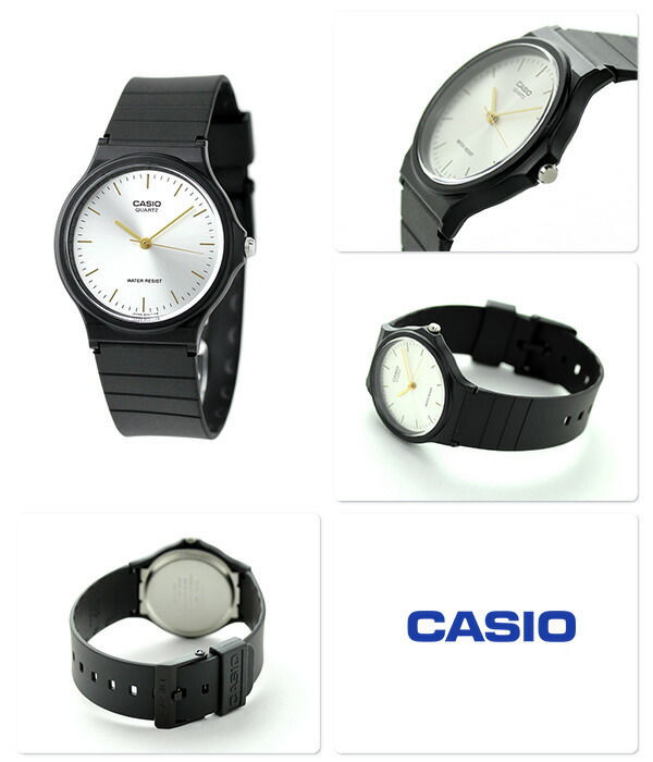 カシオ 腕時計 シンプル チープカシオ 海外モデル ラウンド MQ-24-7E2DF CASIO シルバー ブラック チプカシ 時計 ブランド おしゃれ アナログ 防水 小さい 軽い かっこいい プレゼント 男性 実用的 学生 受験生 受験用 試験用 受験対応