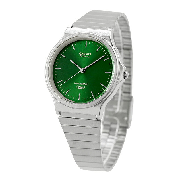 カシオ チープカシオ CASIO STANDARD クォーツ 電池式 MQ-24DA-3A ユニセックス チプカシ メンズ レディース 腕時計 ブランド アナログ グリーン おしゃれ 防水 かわいい プレゼント 実用的