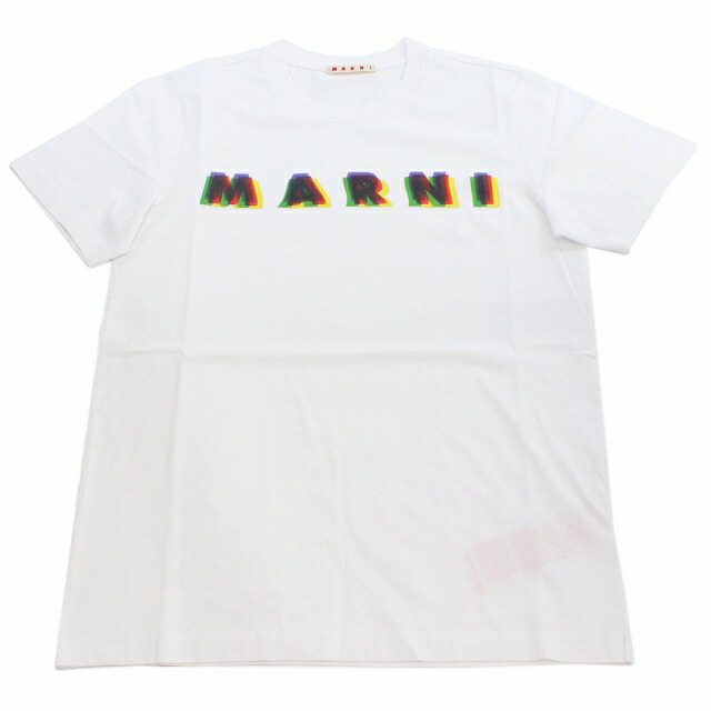 マルニ Tシャツ メンズ MARNI コットン100% ポルトガル HUMU0198PE ホワイト系 ファッション 選べるモデル プレゼント 実用的