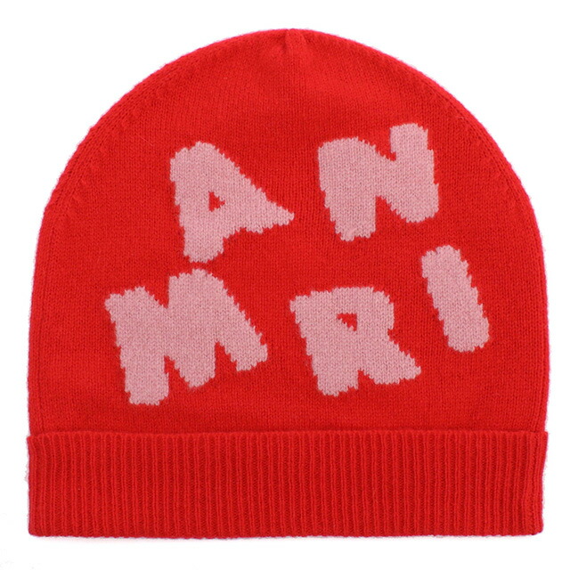 マルニ ニットキャップ ベビー ブランド MARNI M00267 レッド系 帽子 選べるモデル
