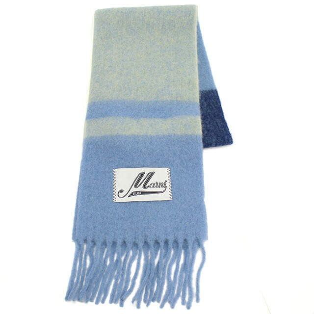 マルニ マフラー レディース ブランド MARNI イタリア SCMC0122Y0 ブルー系 小物