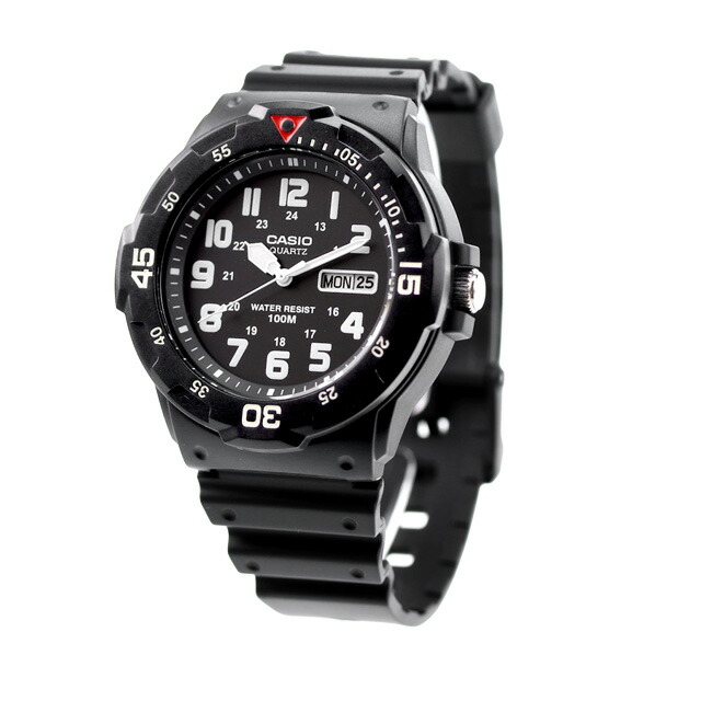 カシオ チプカシ 腕時計 デイデイト クラシック 海外モデル オールブラック CASIO アウトドア MRW-200H-1BVDF 時計 ブランド おしゃれ 防水 小さい 軽い かっこいい プレゼント 男性 実用的
