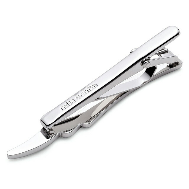 Mila schon ミラショーン ネクタイピン ブランド メンズ タイバー タイピン クリップ 真鍮 MS01024 シルバー アクセサリー ビジネス フォーマル 小物 記念日 誕生日プレゼント 就職祝い 男性 ギフト プレゼント 実用的