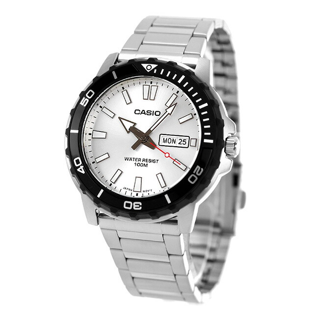カシオ チープカシオ CASIO アウトドア クォーツ 電池式 MTD-125D-7AV スタンダード 海外モデル メンズ チプカシ 腕時計 ブランド カシオ CASIO アウトドア アナログ シルバー おしゃれ 防水 小さい 軽い かわいい プレゼント 実用的