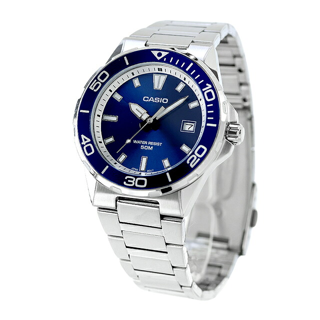 カシオ チープカシオ CASIO スタンダード クォーツ 電池式 MTD-145D-2AV 海外モデル メンズ チプカシ 腕時計 ブランド アナログ ブルー おしゃれ 防水 小さい 軽い かわいい プレゼント 実用的