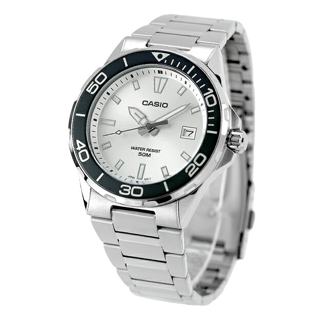 カシオ チープカシオ CASIO スタンダード クォーツ 電池式 MTD-145D-7AV 海外モデル メンズ チプカシ 腕時計 ブランド アナログ シルバー おしゃれ 防水 小さい 軽い かわいい プレゼント 実用的