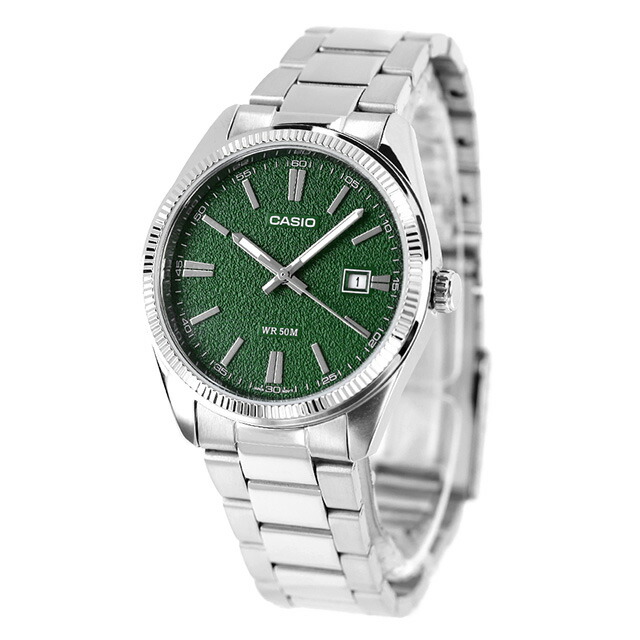 カシオ チープカシオ CASIO クォーツ 電池式 MTP-1302DA-3AV スタンダード 海外モデル メンズ チプカシ 腕時計 シンプル ブランド カシオ casio アナログ グリーン おしゃれ 防水 小さい 軽い かわいい プレゼント 実用的 学生 受験生 受験用 試験用 受験対応