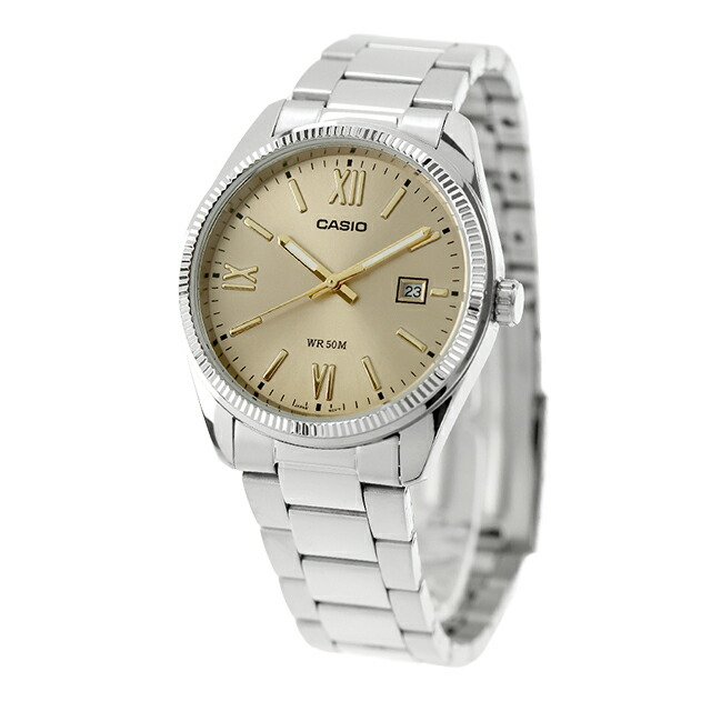 カシオ チープカシオ CASIO スタンダード クォーツ 電池式 MTP-1302DD-9AV 海外モデル メンズ チプカシ 腕時計 ブランド カシオ casio アナログ ベージュ おしゃれ 防水 小さい 軽い かわいい プレゼント 実用的