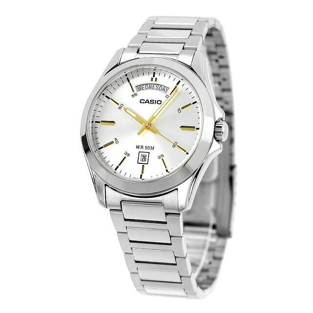 カシオ CASIO クォーツ 電池式 MTP-1370D-7A2V スタンダード チプカシ 海外モデル メンズ 腕時計 カシオ casio アナログ シルバー ブランド おしゃれ 防水 小さい 軽い かっこいい プレゼント 男性 実用的