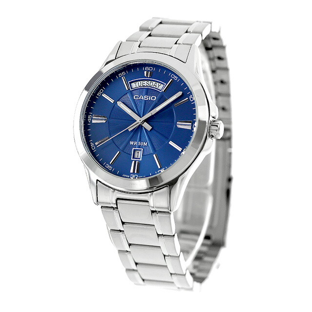 カシオ チープカシオ CASIO クォーツ 電池式 MTP-1381D-2AV スタンダード 海外モデル メンズ チプカシ 腕時計 シンプル ブランド カシオ casio アナログ ブルー おしゃれ 防水 小さい 軽い かわいい プレゼント 実用的 学生 受験生 受験用 試験用 受験対応