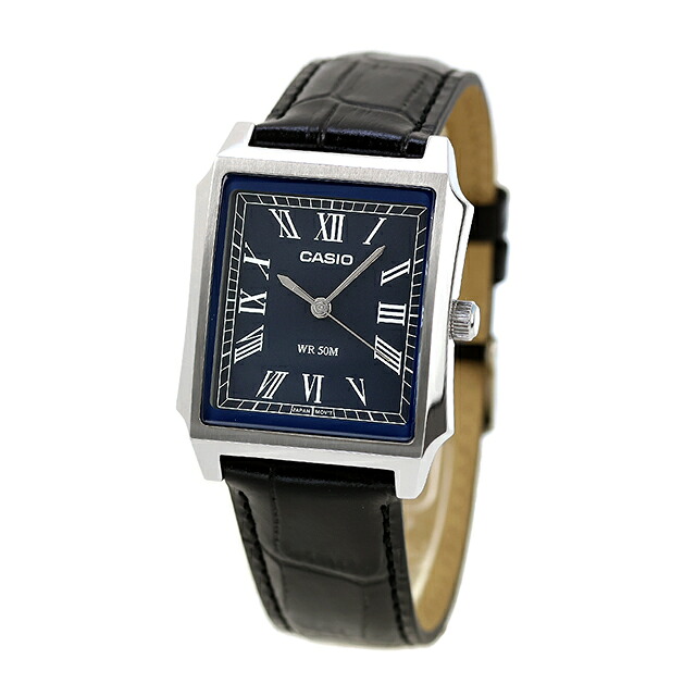 カシオ チープカシオ CASIO スタンダード クォーツ 電池式 MTP-B190L-2BV 海外モデル メンズ チプカシ 腕時計 ブランド アナログ ネイビー ブラック 黒 おしゃれ 防水 小さい 軽い かわいい プレゼント 実用的