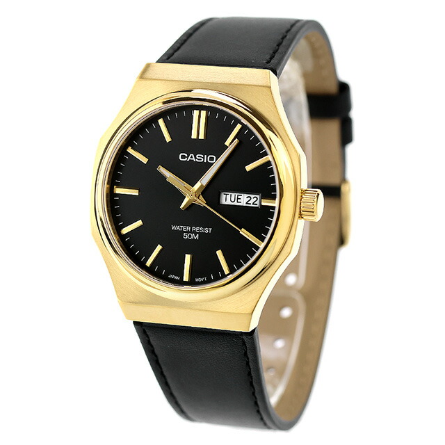 カシオ チープカシオ CASIO クォーツ 電池式 MTP-E735GL-1AV スタンダード 海外モデル ユニセックス チプカシ メンズ レディース 腕時計 シンプル ブランド カシオ casio アナログ ブラック 黒 おしゃれ 防水 かわいい プレゼント 実用的 学生 受験生 受験用 試験用 受験対応