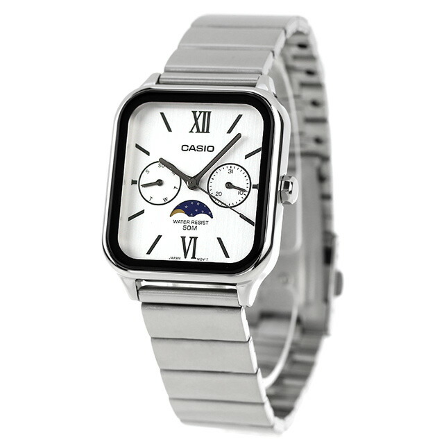 カシオ CASIO MTP-M305D-7A2V スタンダード チプカシ ムーンフェイズ 海外モデル メンズ 腕時計 カシオ casio アナログ シルバー ブランド おしゃれ 防水 小さい 軽い かっこいい プレゼント 男性 実用的