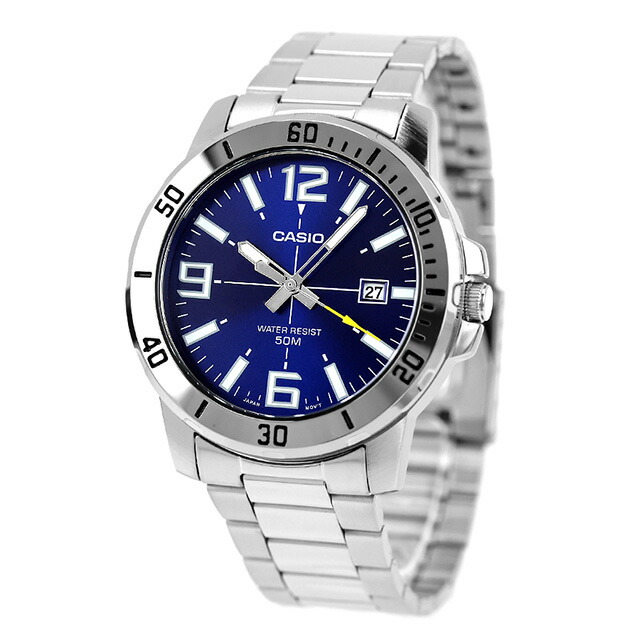 カシオ チープカシオ CASIO クォーツ 電池式 MTP-VD01D-2BV スタンダード 海外モデル メンズ チプカシ 腕時計 ブランド カシオ casio アナログ ブルー おしゃれ 防水 小さい 軽い かわいい プレゼント 実用的 学生