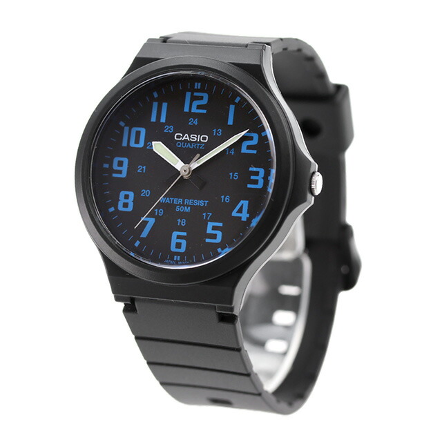 カシオ CASIO MW-240-2BV スタンダード チプカシ 海外モデル メンズ 腕時計 カシオ casio アナログ ブラック 黒 ブランド おしゃれ 防水 小さい 軽い かっこいい プレゼント 男性 実用的