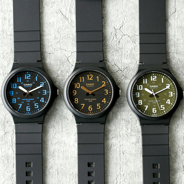 チープカシオ 腕時計 海外モデル カシオ 時計 クオーツ 電池式 メンズ レディース チプカシ アナログ ブラック ホワイト ブルー 黒 白 青 CASIO MW-240 選べるモデル ブランド おしゃれ 防水 小さい 軽い かっこいい プレゼント 男性 実用的