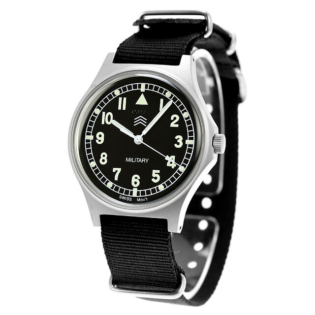ナバルウォッチ Naval military watch Royal Army Type クォーツ 電池式 腕時計 ブランド メンズ NAVAL WATCH Mil-03-BK アナログ ブラック 黒 おしゃれ 防水 プレゼント 男性 実用的