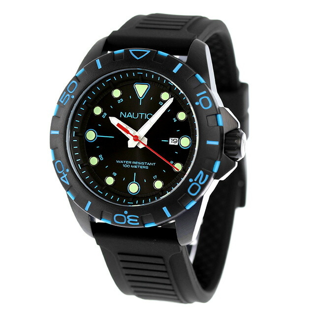 ノーティカ エヌエスアール クオーツ 腕時計 メンズ NAUTICA NAPNRS404 アナログ ブラック 黒 ブランド おしゃれ 防水 プレゼント 男性 実用的
